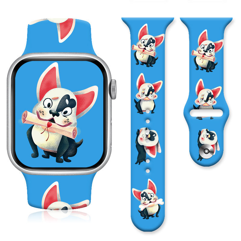 Wholesale Printed Silicone Watch Strap Wrist Band Watch Band